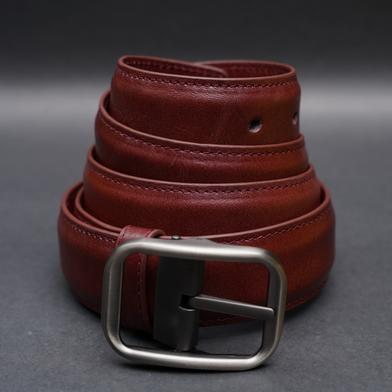 Zays Men's Genuine Leather Belt Premium Full Grain Cowhide Formal and Casual image