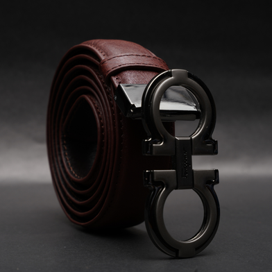 Zays Genuine Leather Belt for Men – Premium Full-Grain Cowhide, Handmade, Formal And Casual Use (BC115-BS107-Antique Brown-I) image