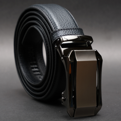 Zays Handcrafted Imported Full-Grain Cowhide Leather Auto Gear Belt for Men image