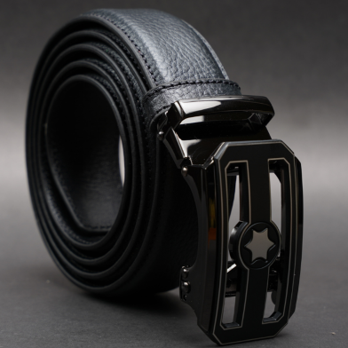 Zays Handcrafted Imported Full-Grain Cowhide Leather Auto Gear Belt for Men image