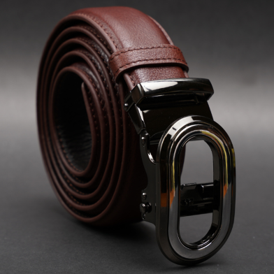 Zays Handcrafted Imported Full-Grain Cowhide Leather Auto Gear Belt for Men image