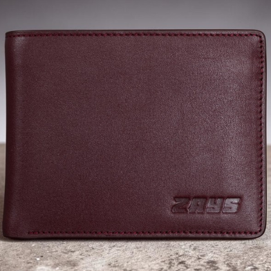 Zays Handcrafted Premium Leather Bifold Short Wallet image