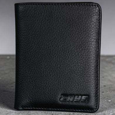 Zays Handcrafted Premium Leather Bifold Short Wallet image