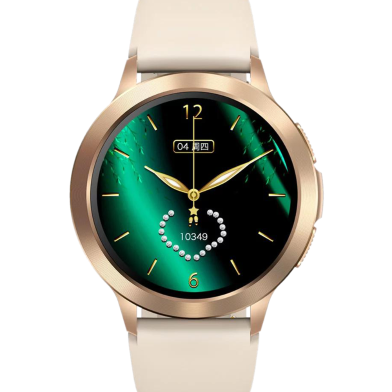 Zeblaze Btalk 2 Ultra HD AMOLED Display Smart watch-Gold image