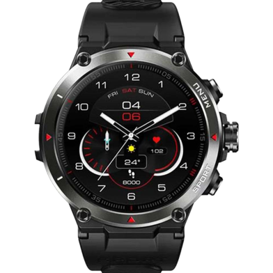 Zeblaze Stratos 2 AMOLED Display GPS Smart Watch-Black image
