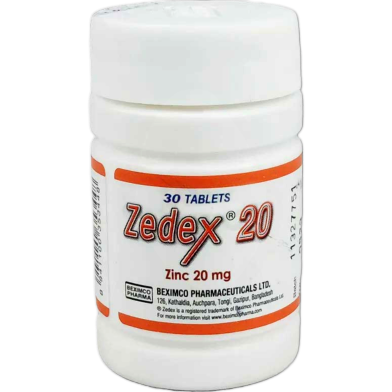 Zedex 20 mg Tablet 30's Tablet image