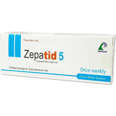 Zepatid 5 mg/0.5 ml SC Injection 5 mg pre-filled syringe image