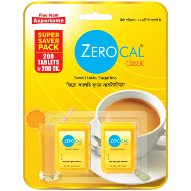 Zerocal Sugar Substitute Tablet 200 Tablets image