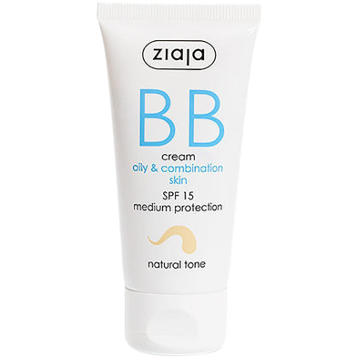 Ziaja BB Cream Oily Combination Skin Natural Tone 50ml image
