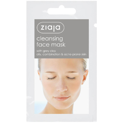 Ziaja Cleansing Face Mask With Grey Clay / Sachet / Display 7ml image