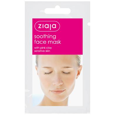 Ziaja Soothing Face Mask With Pink Clay / Sachet / Display 7 ML image