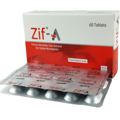 Zif-A 48 mg plus 0. 5 - 10's Strip Tablet image