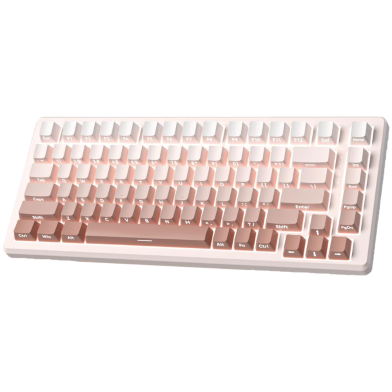 Zifriend Mechanical Keyboard Hot Swappable Gradient Pink Outemu Red image