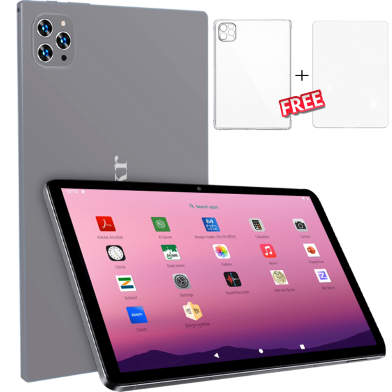 Zikr T1 (4GB RAM 32GB ROM) Smart Tablet (Buy 1 Get 1 Extra Transparent Back Cover and Glass Protector FREE) image