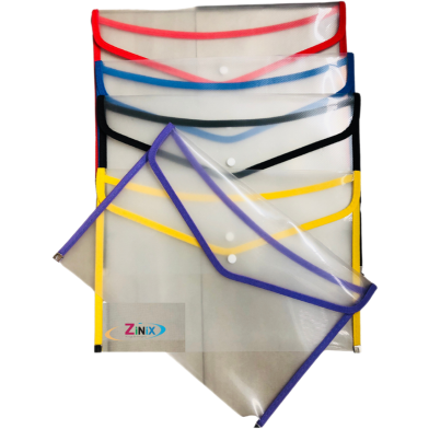 Zinix Clear Liner File Random Colour 4 Pcs image