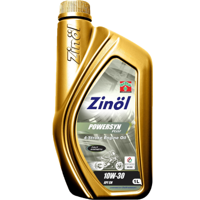 Zinol Power Plus 10W30 Fully Synthetic 1 Ltr For Motorbike Made in U.A.E image
