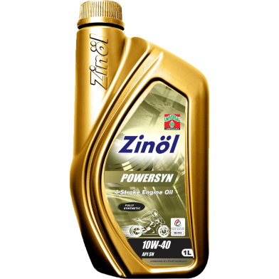 Zinol Power Plus 10W40 Fully Synthetic 1 Ltr For Motorbike Made in U.A.E image