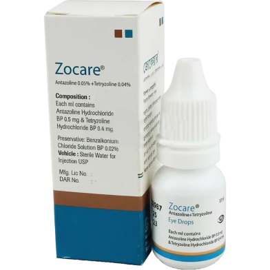 Zocare (0.5 mg, 0.4 mg)/ml Ophthalmic Solution 10 ml Drop image