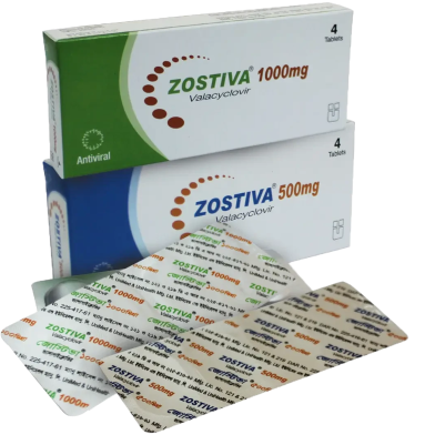 Zostiva 500 mg Tablet 10's Strip image