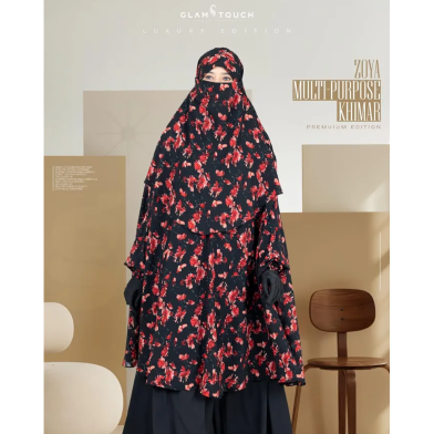 Glam Touch Zoya Multi-Purpose Khimar | image