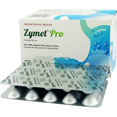 Zymet Pro 325 mg Capsule 10's Strip image