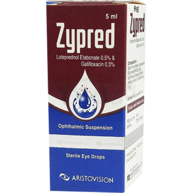 Zypred 0.5 Percent 0.3 Percent Ophthalmic Suspension 5 ml Drop image