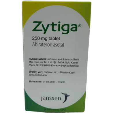 Zytiga 250 mg Tablet 120's pack image