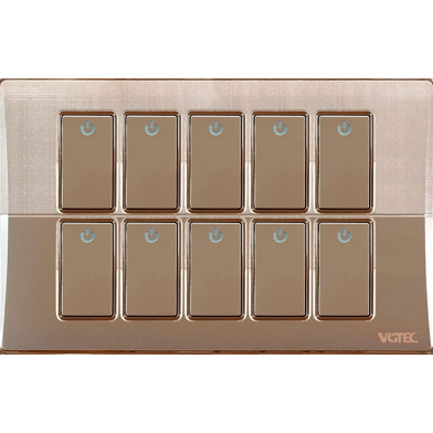 10 Gang 1 way switch (Platinum series) image