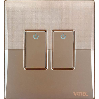 VGTEC 2 Gang 1 Way Switch (Platinum Series) image