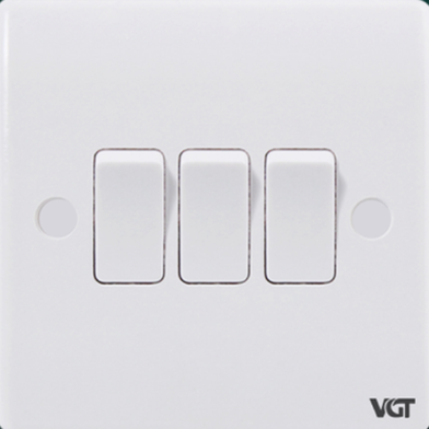 VGTEC 3 Gang 2 Way Switch (Classic Series) image
