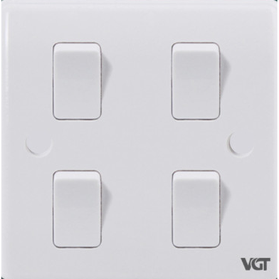 VGTEC 4 Gang 2 way switch (Classic series) image