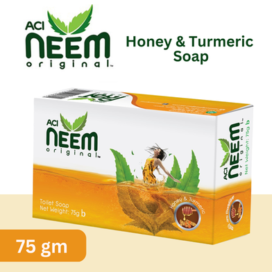 ACI Neem Original Honey and Turmeric Soap 75 gm image