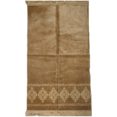  AL Rashed Turkey Premium Prayer Jaynamaz Brown Colour- (Any Design) image