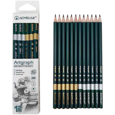  Acmeliae 2B Pencil - 12 Pcs image
