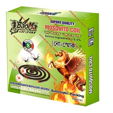 Baoma No Smoke Mosquito Coil 10 Pcs image
