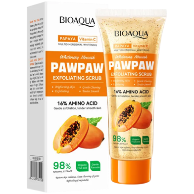  Bioaqua Papaya Vitamin C Pawpaw Exfoliating Scrub - 100g image
