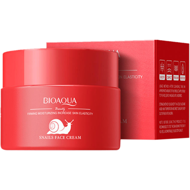  Bioaqua Snail Moisturizing Facial Cream Firming Hydrating Moisturizing Cream Skin Care 60g image