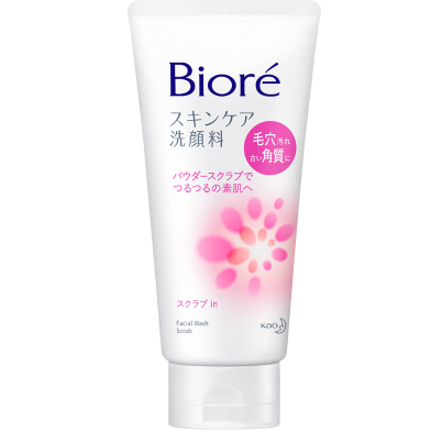  Biore Skin Care Facial Wash Scrub For Dirty Pores And Dead Skin-1pcs image