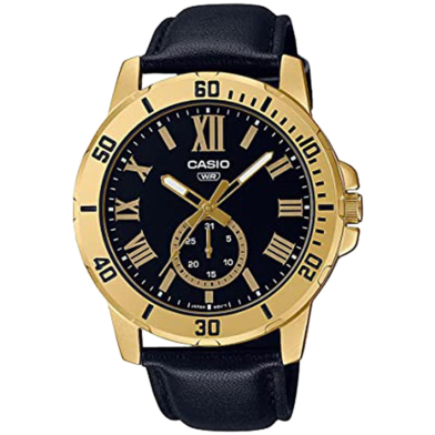  Casio Enticer Men Analog Black Dial Watch image