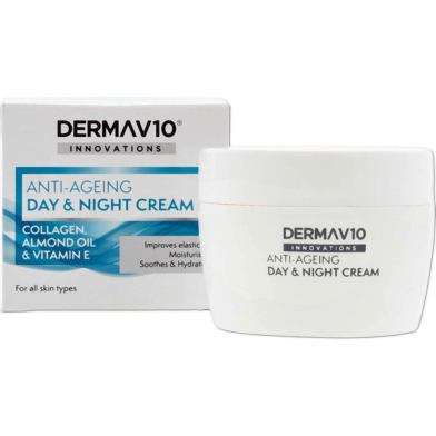  Derma V10 Collagen Almond Oil And Vitamin E Anti Ageing Day image
