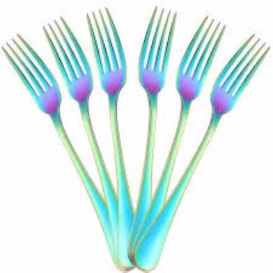  Dinnerware Cutlery Set Multicolour- 6 Pcs image