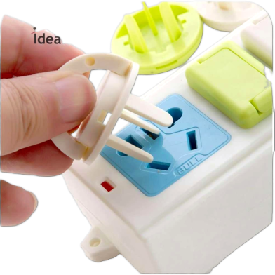  Electrical Socket Safety Protectors Childproof Socket Caps-Multicolor image