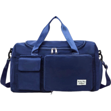  Fashionable Large Capacity Travel Gym Bag Blue image