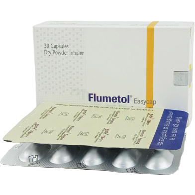  Flumetol 50 mcg Plus 250 mcg Inhalation 10's Strip Capsule image