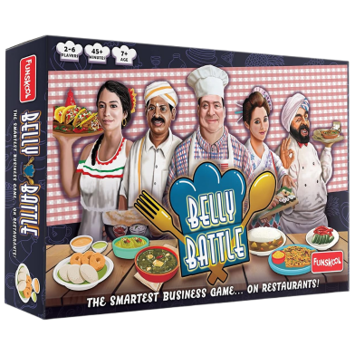  Funskool Games, Belly Battle, Multiplayer Restaurant-Themed Strategy Game image
