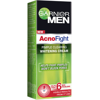  Garnier Men Acno Fight Pimple Clearing Brightening Cream (45g) image