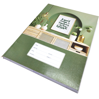  Hearts Floral Binding Khata White 200 Page image