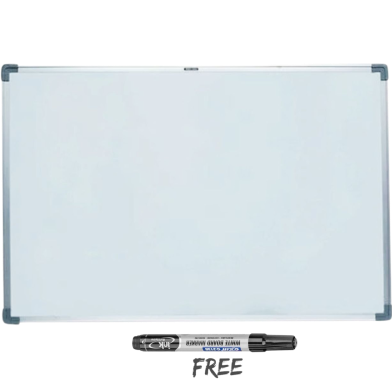 Iconic High Quality White Board 18x24 Inch With White Board Marker Pen Free image