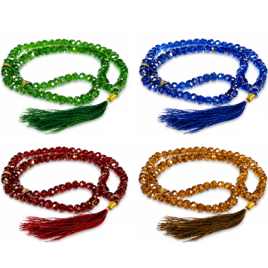  Islamic Crystal Tasbih Multicolor and Multi Designs image