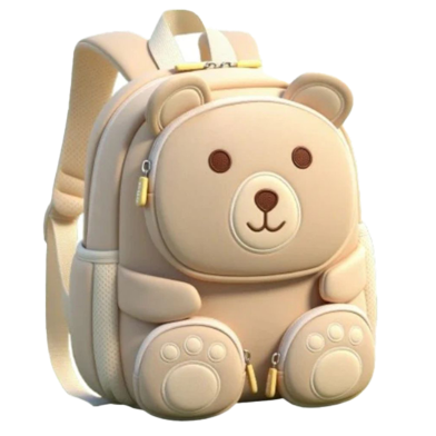  Jolly Toon Cartoon School Bag - Beige image